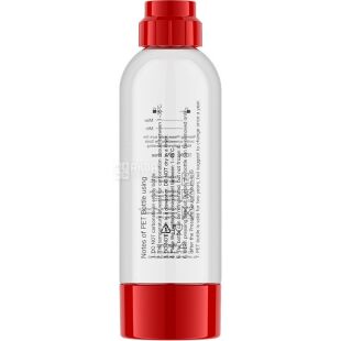ViO SodaBoom, Многоразовая бутылка для газирования воды в сифоне SD-7006 red, пластиковая