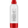 ViO SodaBoom, Многоразовая бутылка для газирования воды в сифоне SD-7006 red, пластиковая
