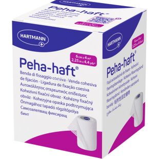 Hartmann Peha-haft, Бинт когезивный фиксирующий, 60 мм х 4* м