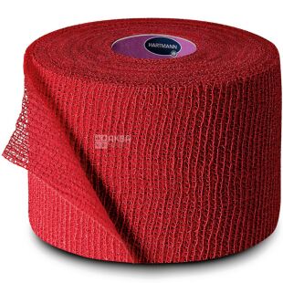 Hartmann Peha-haft Color, Бинт когезивный фиксирующий, 60 мм х 20* м, красный