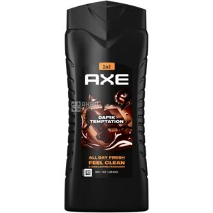 Axe Dark Temptation, 400 мл, Гель для душа мужской