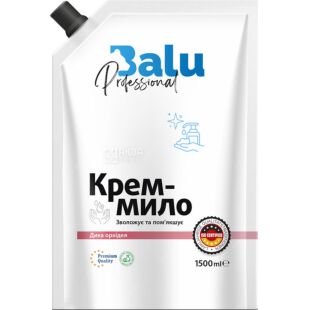 Balu Professional, 1,5 л, Крем-мило Дика орхідея, запаска