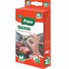 Fino, 10 шт., Размер M, Перчатки виниловые для мяса и рыбы, белые