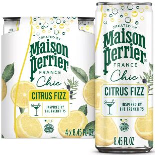 Maison Perrier Citrus Fizz, 250 мл, Цитрусовый коктейль Мейсон Перье, безалкогольный, ж/б
