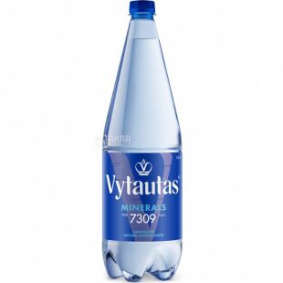 Vytautas, 1,5 л, Минеральная вода сильногазированная Витаутас, ПЭТ