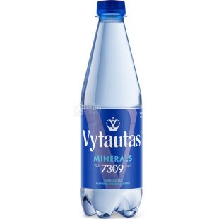 Vytautas, 0,5 л, Минеральная вода сильногазированная Витаутас, ПЭТ