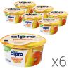 Alpro Mango, Упаковка 6 шт. х 135 г, Йогурт соєвий зі смаком манго, без цукру