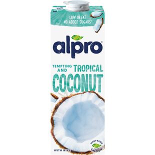 Alpro, Coconut Original, 1 л, Алпро, Кокосове молоко, вітамінізоване
