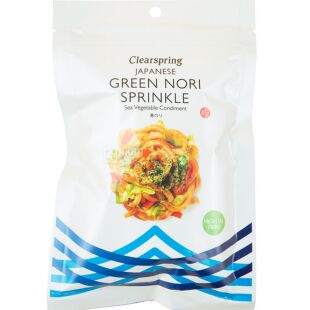 Clearspring, Водоросли морские Нори сушеные нарезанные, 20 г