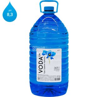 VODA UA, 6 л, Вода питьевая, негазированная, ПЭТ