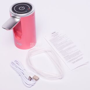 ViO E23, Електрична USB помпа для води зі складним носиком, рожева