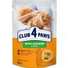 Club 4 Paws, 85 г, Клуб 4 лапи, Вологий корм для дорослих котів, з куркою у соусі