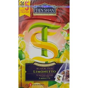 Тянь Шань, 20 пак.,Чай Лимонетто, черный