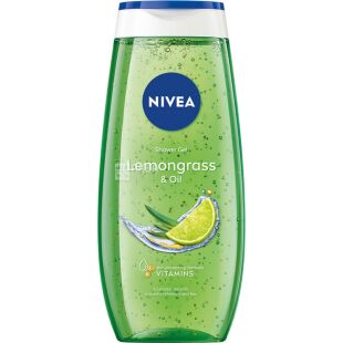  Nivea, 250 мл, Гель-уход для душа Нивея, Свежесть лемонграсса