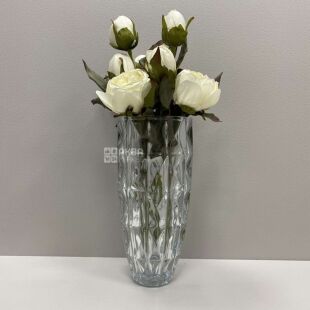 Olens, Ваза стеклянная для цветов Белли Оленс, прозрачная, 14х29,5 см