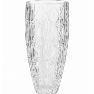 Olens, Ваза стеклянная для цветов Белли Оленс, прозрачная, 14х29,5 см