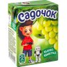 Садик, 0,2 л, Нектар Яблоко-виноград, с трубочкой