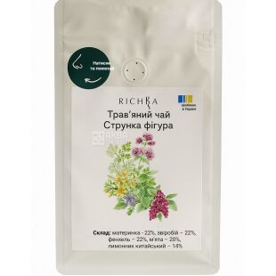 Richka, 50 г, Травяной чай Стройная фигура Ричка