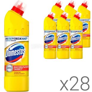 Domestos, Упаковка 28 шт. х 500 мл, Средство универсальное для уборки Лимонная Свежесть