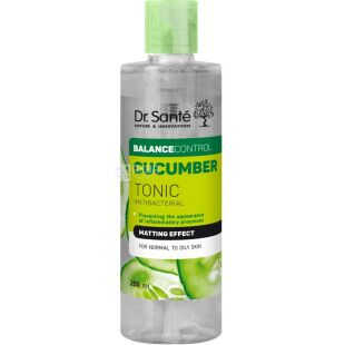 Dr. Sante, Cucumber, 200 мл, Тоник для лица антибактериальный