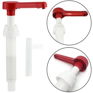 ViO D01-36, Помпа дозатор для каністр для соусів, кетчупів, сиропів. Для каністр з різьбленням горловини D 36 мм