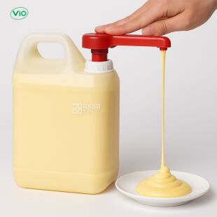 ViO D01-36, Насос дозатор для канистр для соусов, кетчупов, сиропов. Для канистр с резьбой горловины D 36 мм