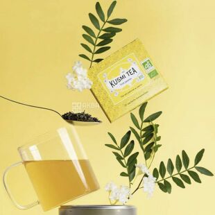 Kusmi Теа, Jasmine, 20 пак. х 2 г, Чай Кусмі Ті, Жасмин, зелений