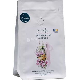 Richka, 50 г, Чай травяной Для бани Ричка