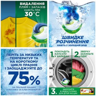 Ariel All-in-1 Color, 70 шт., Капсули для прання кольорового одягу, Аріель