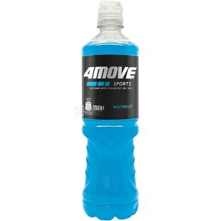 4MOVE Isotonic Drink Multifruit Sport, 0,75 л, Напій ізотонічний негазований Мультифрукт 