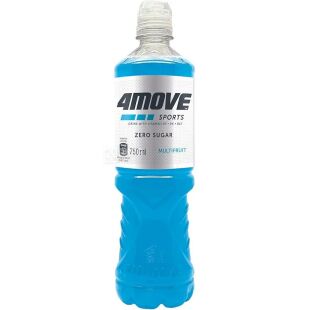 4MOVE Isotonic Drink Multifruit Sport Zero, 0,75 л, Напиток изотонический негазированный Мультифрукт