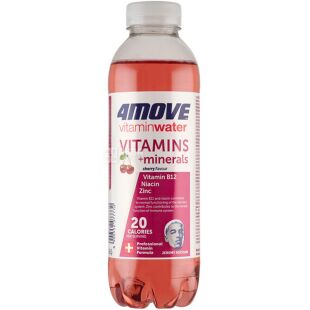 4MOVE Vitamin Water Magnesium + Minerals Cherry, 0,556 л, Вода вітамінізована з Мінералами, Вишня