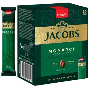 Jacobs Monarch, 25 шт. х 1,8 г, Кава Якобс Монарх, розчинний в стіках
