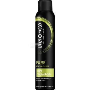Syoss Pure Fresh, 200 мл, Сухой шампунь для всех типов волос Сйос