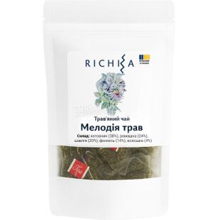 Richka, 25 шт. х 1,4 г, Чай травяной Мелодия трав Ричка