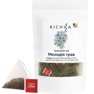 Richka, 25 шт. х 1,4 г, Чай трав'яний Мелодія трав Річка