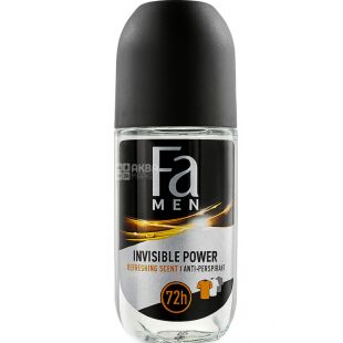 Fa Invisible Xtreme, 50 мл, Дезодорант-антиперспирант шариковый, для мужчин
