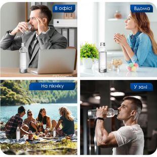 ViO SodaBoom SB-179, Бутылка 1 л для систем газирования воды, ПЭТ, сменная, многоразовая