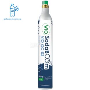 ViO SodaBoom GC-02, Баллон СО2 для сифонов/аппаратов для газирования воды, 425 г