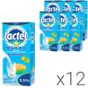 Lactel, Упаковка 12 шт. по 1 л, Молоко ультрапастеризоване, з вітаміном D, 0,5%