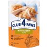 Club 4 Paws, 100 г, Клуб 4 лапи, Вологий корм для дорослих котів, з кроликом у желе