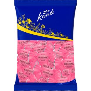 Konti Belissimo, 1 кг, Конфеты вкус клубники со сливками, Конти