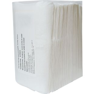 Mirus, 200 аркушів, Мирус, Серветки для диспенсера, одношарові, білі, 26 х 21 см