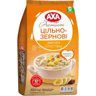 AXA, 450 г, Хлопья овсяные цельнозерновые Премиум