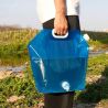 ViO PE-T 10l, Каністра-пакет для води м'яка з ручкою та краником, блакитна