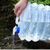 ViO PE-FT 10l, Канистра пакет для воды складная с ручкой и краном, трансформер, 10 л, прозрачная