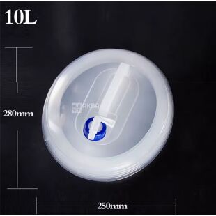 ViO PE-FT 10l, Каністра пакет для води складана з ручкою та краном, трансформер, 10 л, прозора
