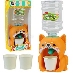 Zeming Toys, Детский кулер для воды Песик, оранжевый