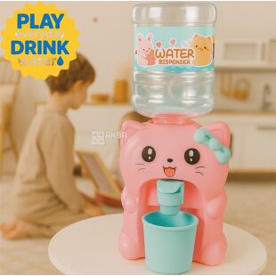 Dongye, Детский кулер для воды Котик, розовый