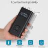 Портативный аккумуляторный насос для шин 5V, черный, 6500 мА